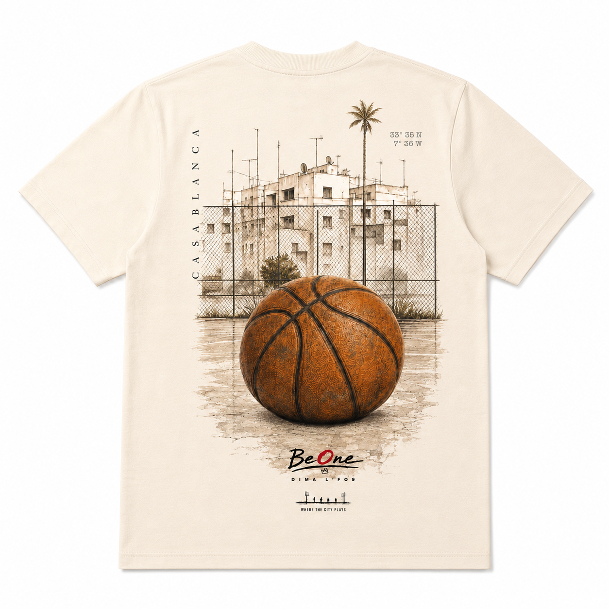 Court Memory BeOne t-shirt, vue de dos